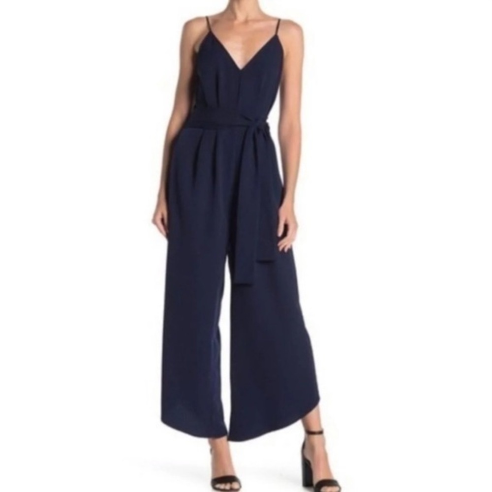 NWT Abound women’s navy blue V-neck jumpsuit -XS